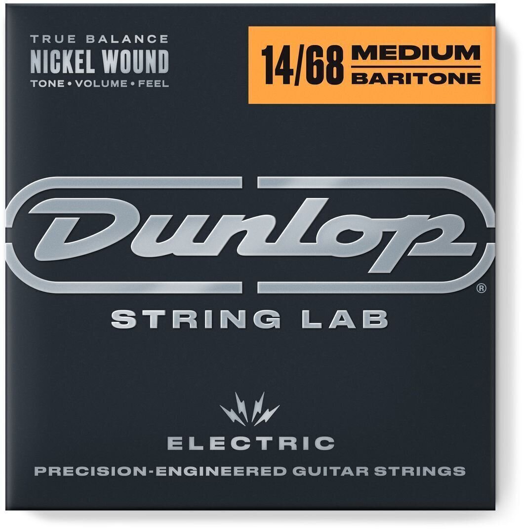 Corde Chitarra Elettrica Dunlop DEN1468 String Lab Medium Baritone Corde Chitarra Elettrica