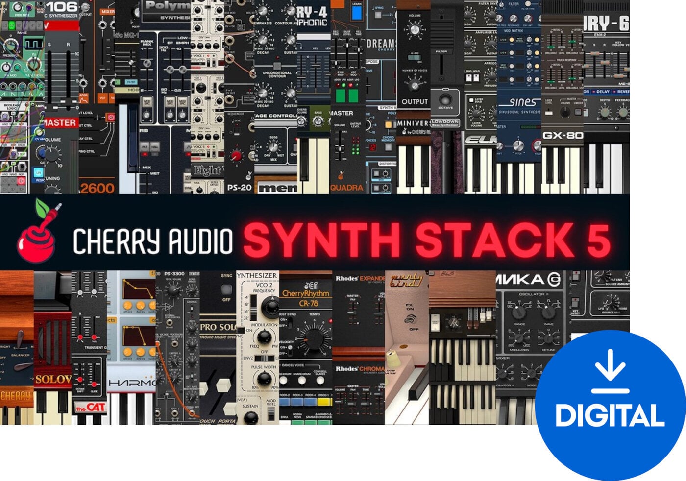 VST Instrument Cherry Audio Synth Stack 5 (Ψηφιακό προϊόν)