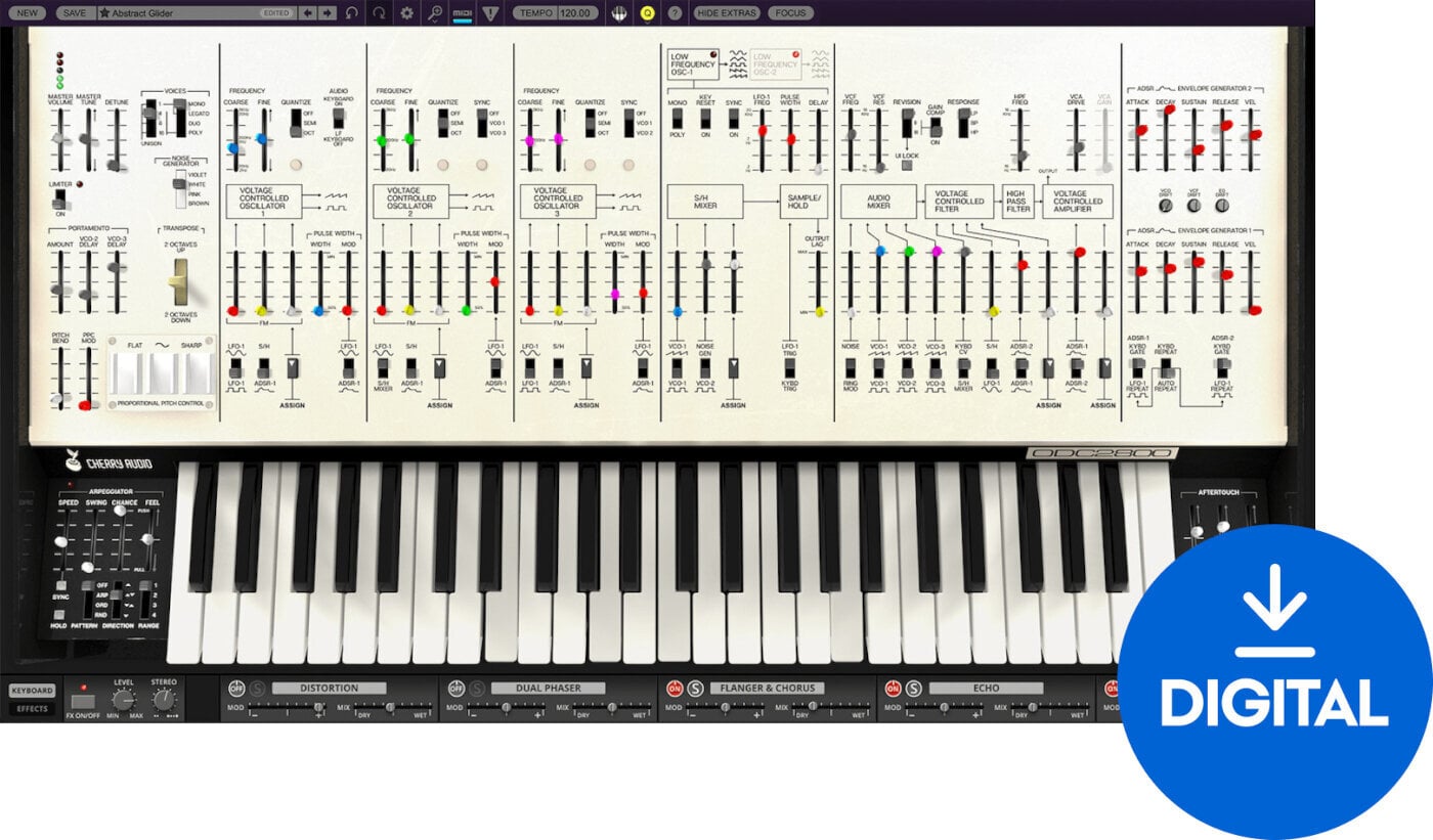 VST Instrument Cherry Audio ODC 2800 Synthesizer (Produto digital)