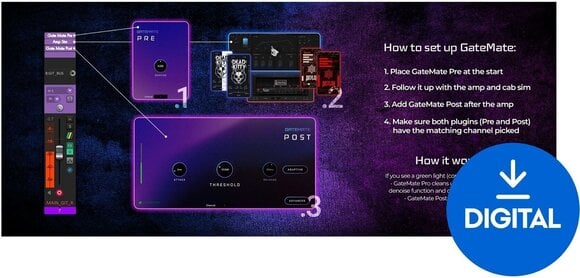 Studio software plug-in effect Aurora DSP GateMate (Digitaal product) - 1
