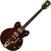 Guitare semi-acoustique Gretsch Abbey Road RS201 Studiomatic HB EB Classic Walnut Stain Guitare semi-acoustique