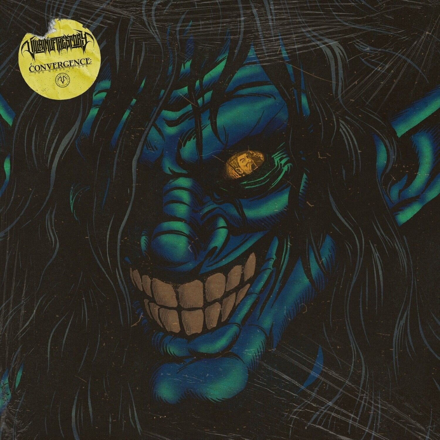 Vinyl Record Villain Of The Story - Convergence: Two Minds In One (Red Splatter Coloured) (LP)