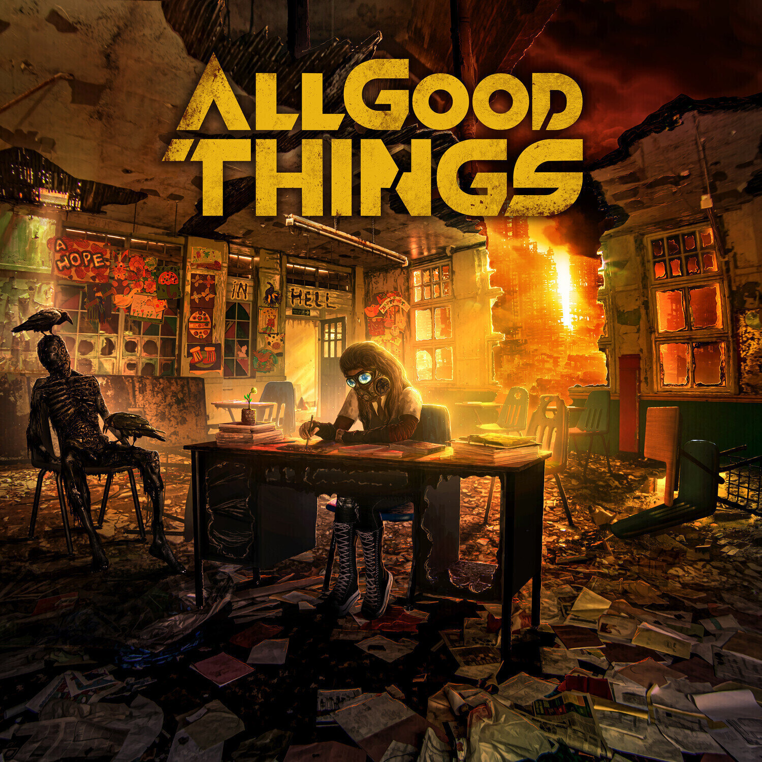 Disque vinyle All Good Things - A Hope In Hell (Translucent Orange & Black Coloured) (2 LP)