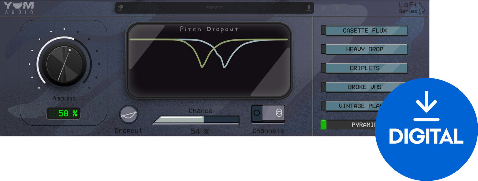 Yum Audio LoFi Pitch Dropout (Digitální produkt) - Muziker