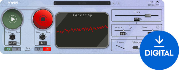 Studijski software plug-in efekt Yum Audio LoFi Tapestop (Digitalni izdelek) - 1