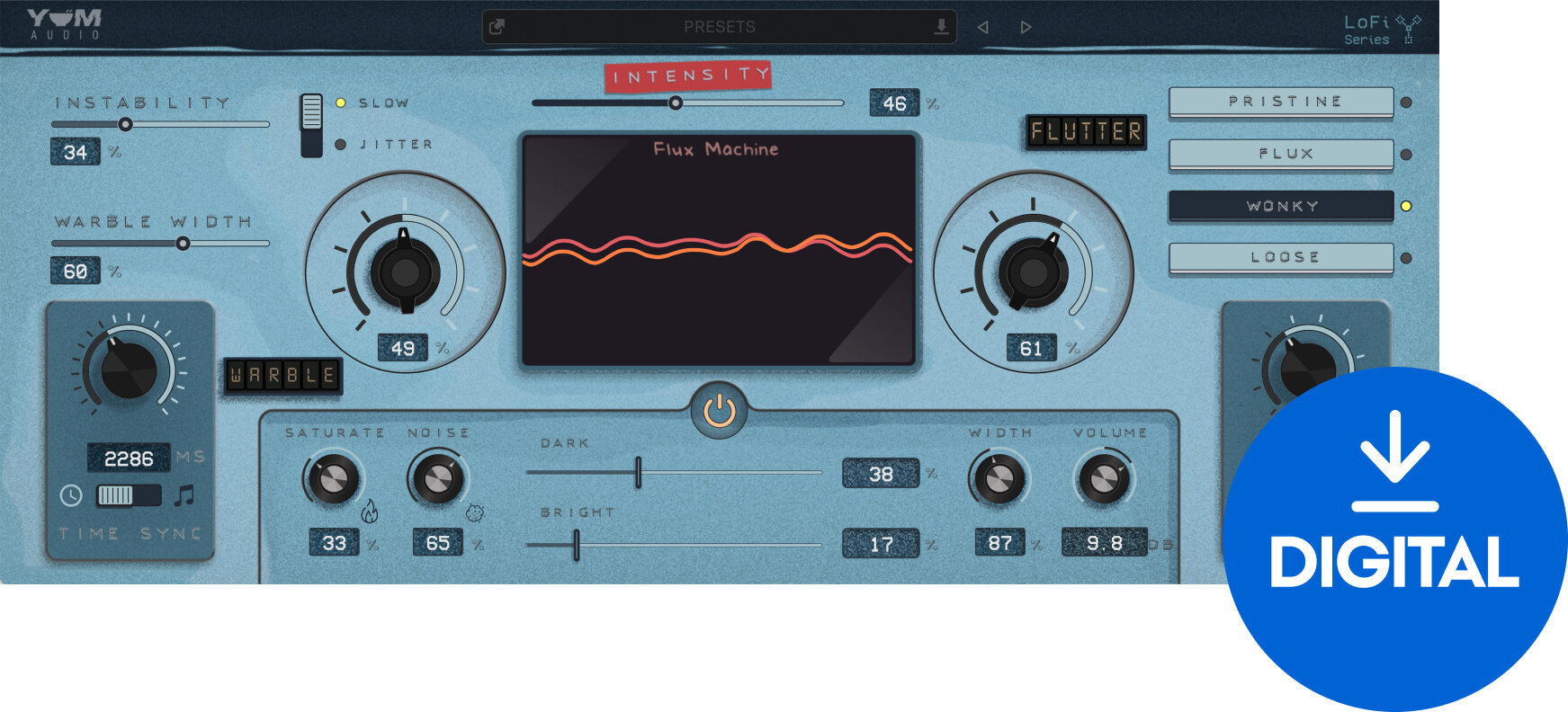 Yum Audio LoFi Flux Machine (Digitálny produkt)