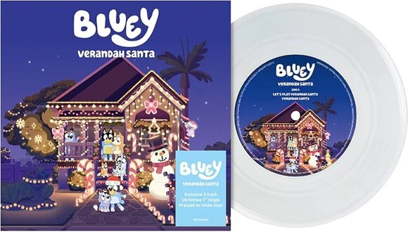 LP ploča Bluey - Verandah Santa (White Coloured) (7" Vinyl) - 1