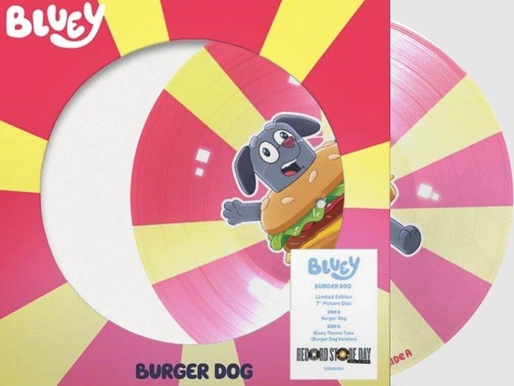LP ploča Bluey - Burger Dog / Bluey Theme Tune (Picture Disc) (7" Vinyl)