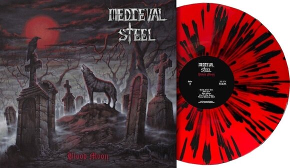 LP ploča Medieval Steel - Blood Moon (Limited Edition) (Red/Black Splatter) (LP) - 1