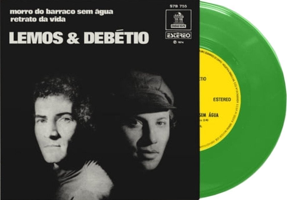 LP ploča Lemos & Debétio - Morro Do Barraco Sem Agua (Green Coloured) (7" Vinyl)