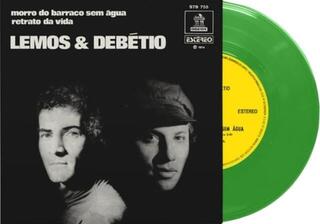 LP ploča Lemos & Debétio - Morro Do Barraco Sem Agua (Green Coloured) (7" Vinyl)