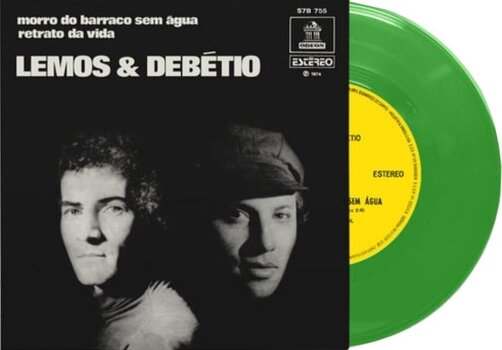 LP ploča Lemos & Debétio - Morro Do Barraco Sem Agua (Green Coloured) (7" Vinyl) - 1