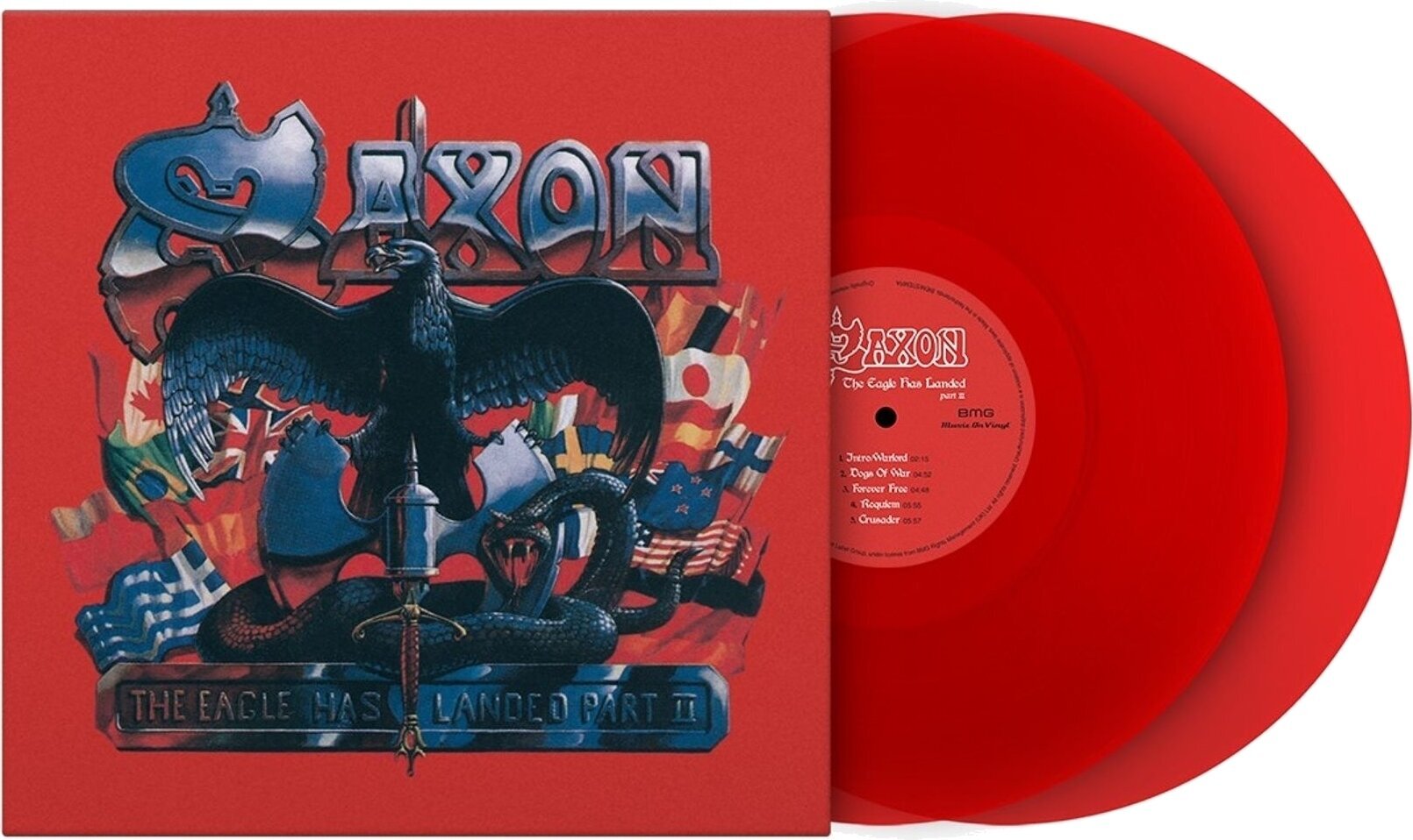Грамофонна плоча Saxon - Eagle Has Landed Part II (Limited Edition) (Red Coloured) (2 LP)