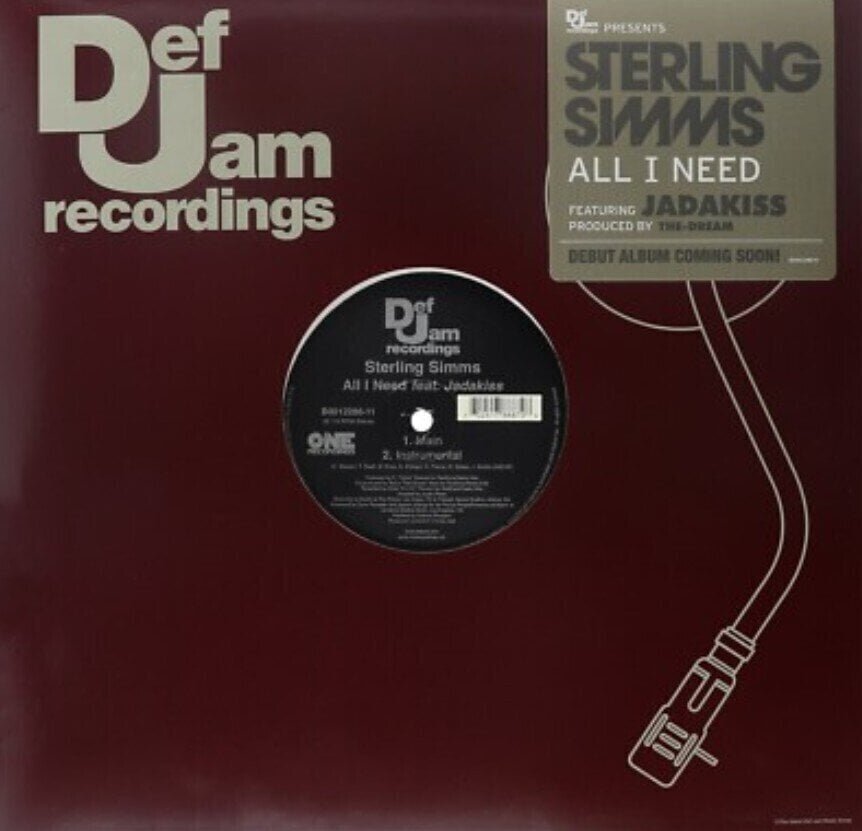 Disco de vinilo Sterling Simms - All I Need (12" Single)