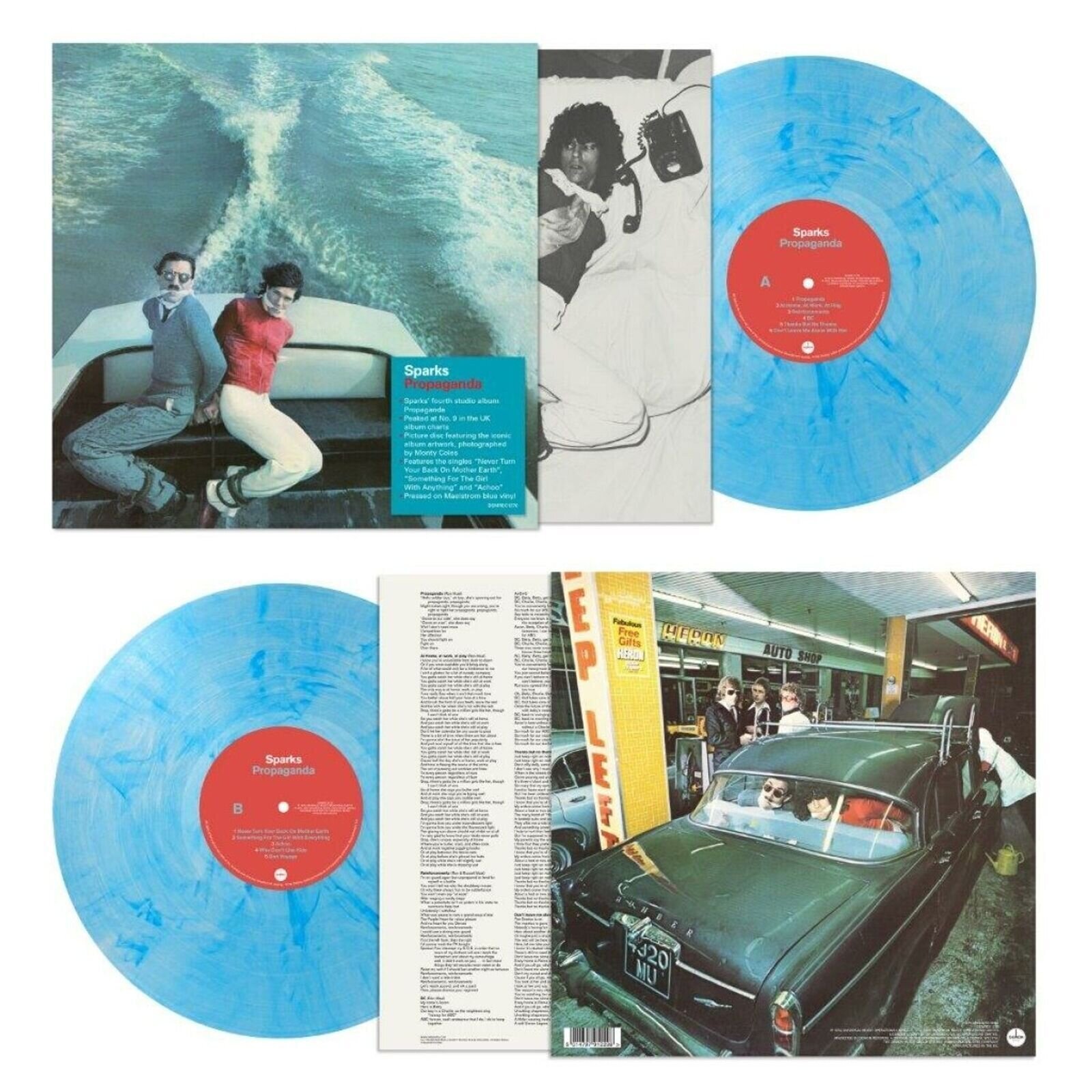 LP ploča Sparks - Propaganda (Anniversary Edition) (140 g) (Maelstrom Blue Coloured) (LP)