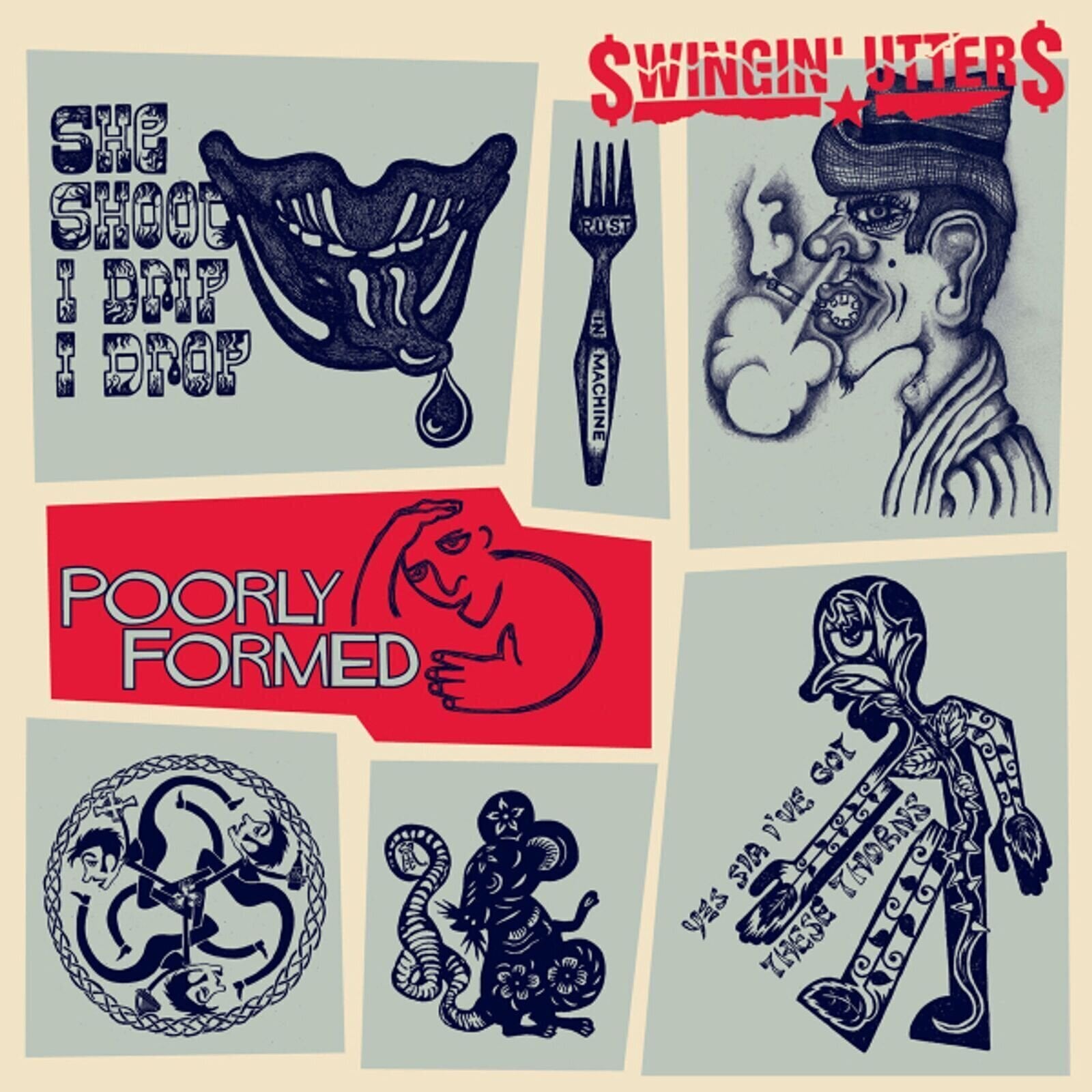 Vinylskiva Swingin' Utters - Poorly Formed (LP)
