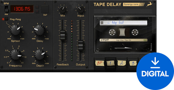 FX protsessori tarkvara pistikprogramm Antelope Audio Tape Delay (Digitaalne toode) - 1