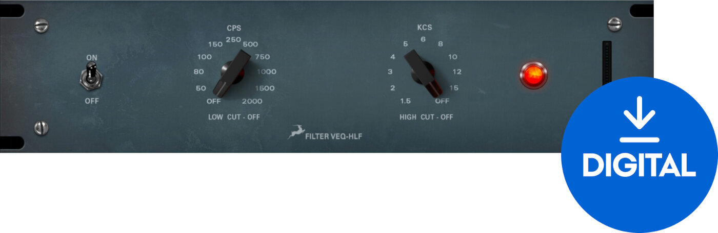 FX protsessori tarkvara pistikprogramm Antelope Audio VEQ-HLF (Digitaalne toode)