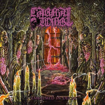 Вінілові платівки Carnal Tomb - Embalmed In Decay (Limited Edition) (Transparent Lime/Black Marbled Coloured) (LP) - 1