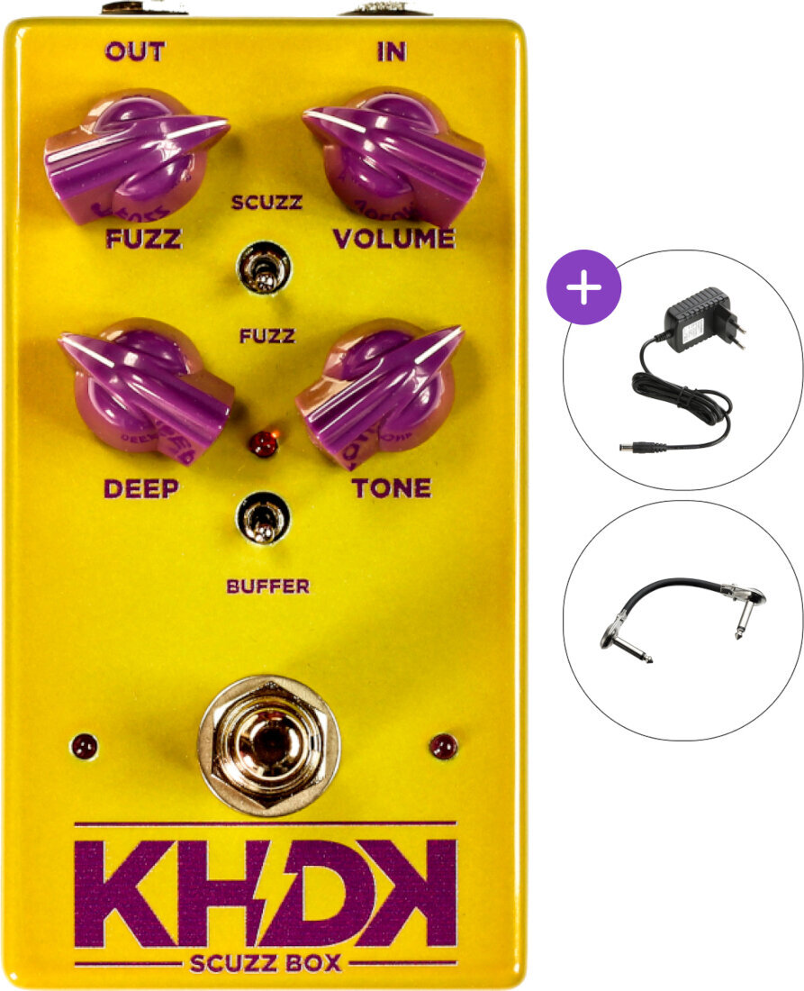 Effet guitare KHDK Electronics Scuzz Box SET Effet guitare