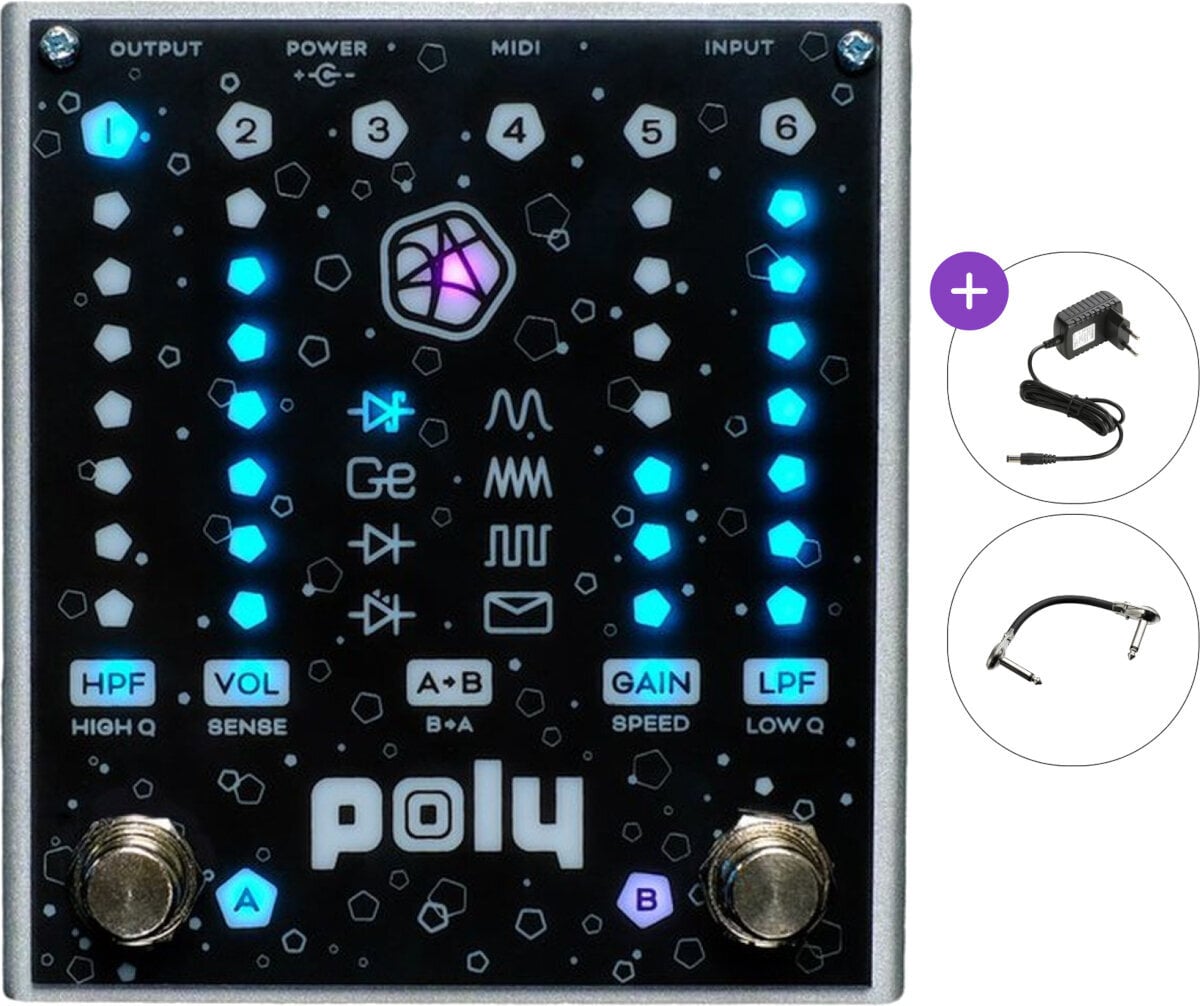 Efect de chitară Poly Effects Josh Smith Flat V SET Efect de chitară