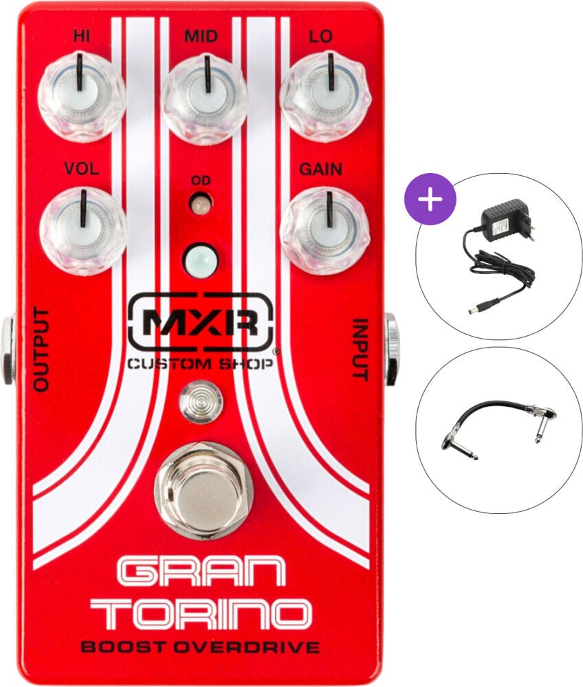 Efeito para guitarra Dunlop MXR CSP033G Gran Torino Boost Overdrive SET Efeito para guitarra