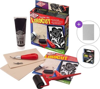 Комплект за графични техники Essdee Linocut Taster Kit SET Комплект за графични техники - 1