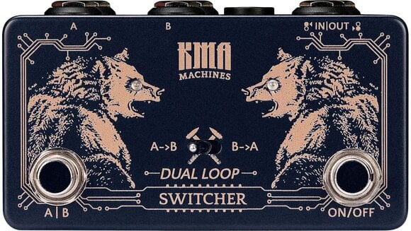Pedale Footswitch KMA Machines Dual Loop Switcher Pedale Footswitch - 1