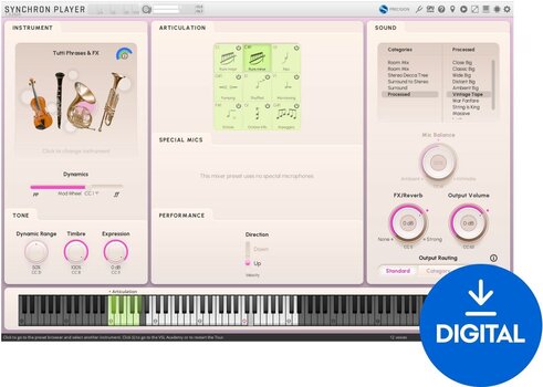 VST Instrument Vienna Symphonic Library Big Bang Orchestra Tutti (Digitalni proizvod) - 1