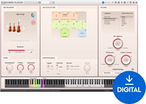 VST Instrument Vienna Symphonic Library Big Bang Orchestra Strings (Produto digital) - 1