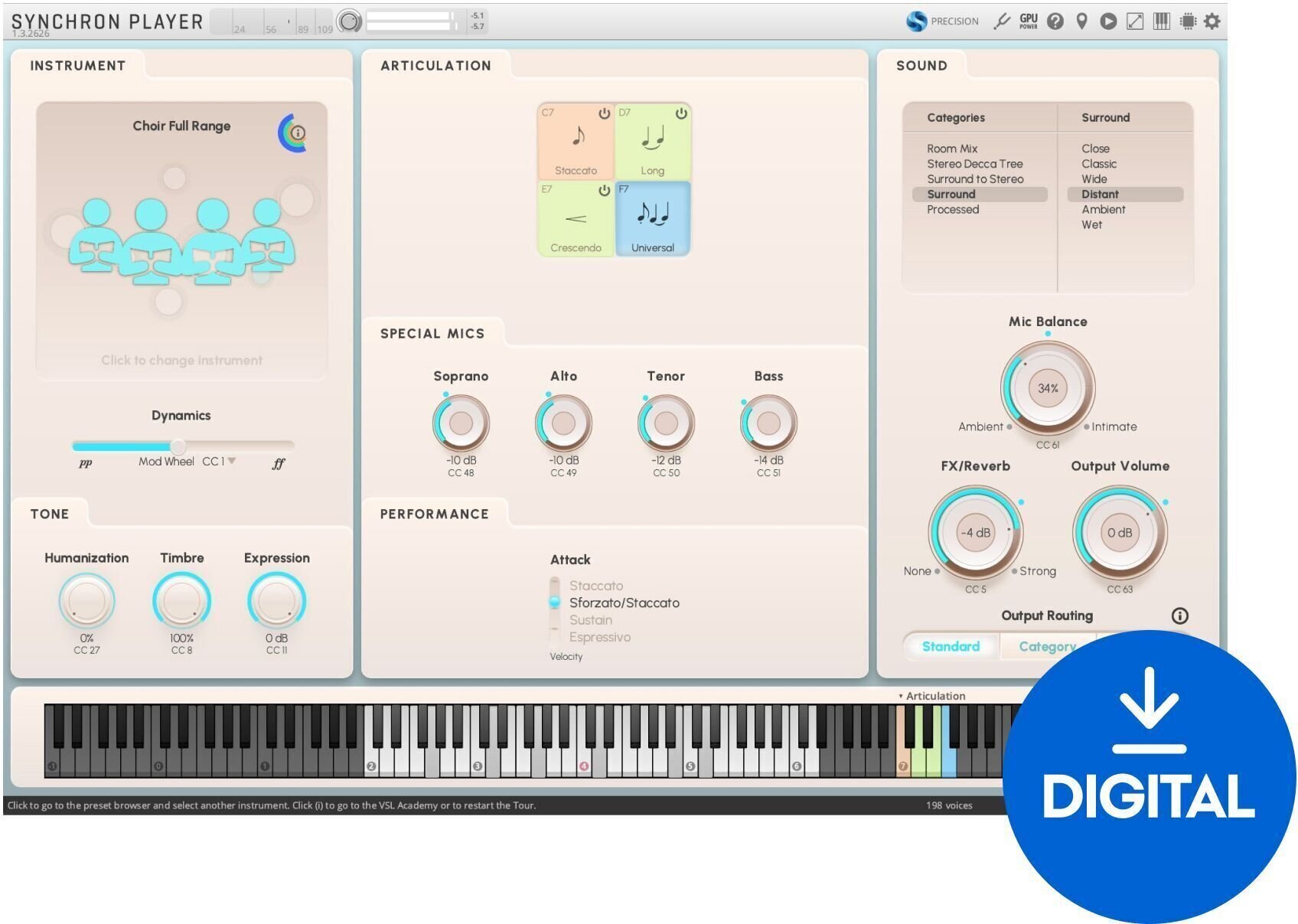 VST Instrument Vienna Symphonic Library Big Bang Orchestra Choirs (Digitalni izdelek)
