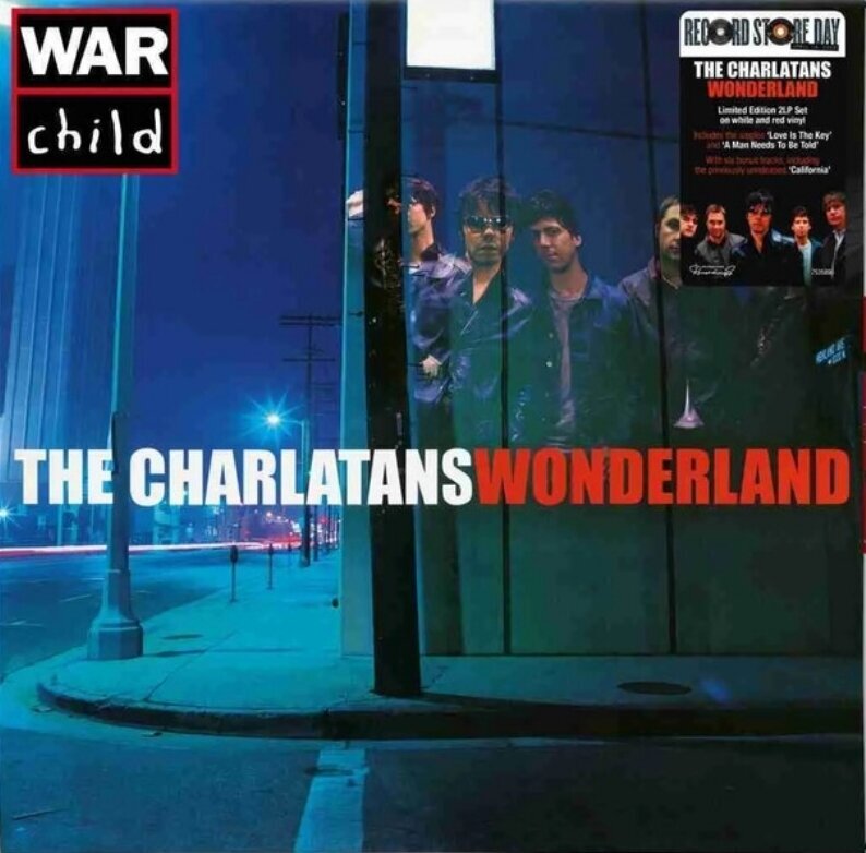 LP ploča The Charlatans - Wonderland (Deluxe/Limited Edition) (Red, White Coloured) (2 LP)