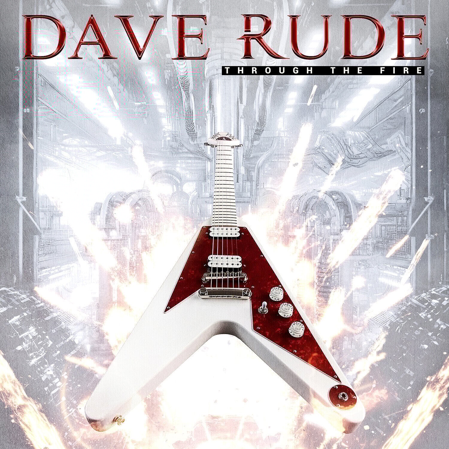 Schallplatte Dave Rude - Through The Fire (Red Cherry Transparent Coloured) (LP)
