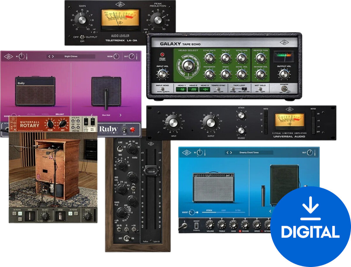 FX protsessori tarkvara pistikprogramm Universal Audio Guitar Bundle (Digitaalne toode)