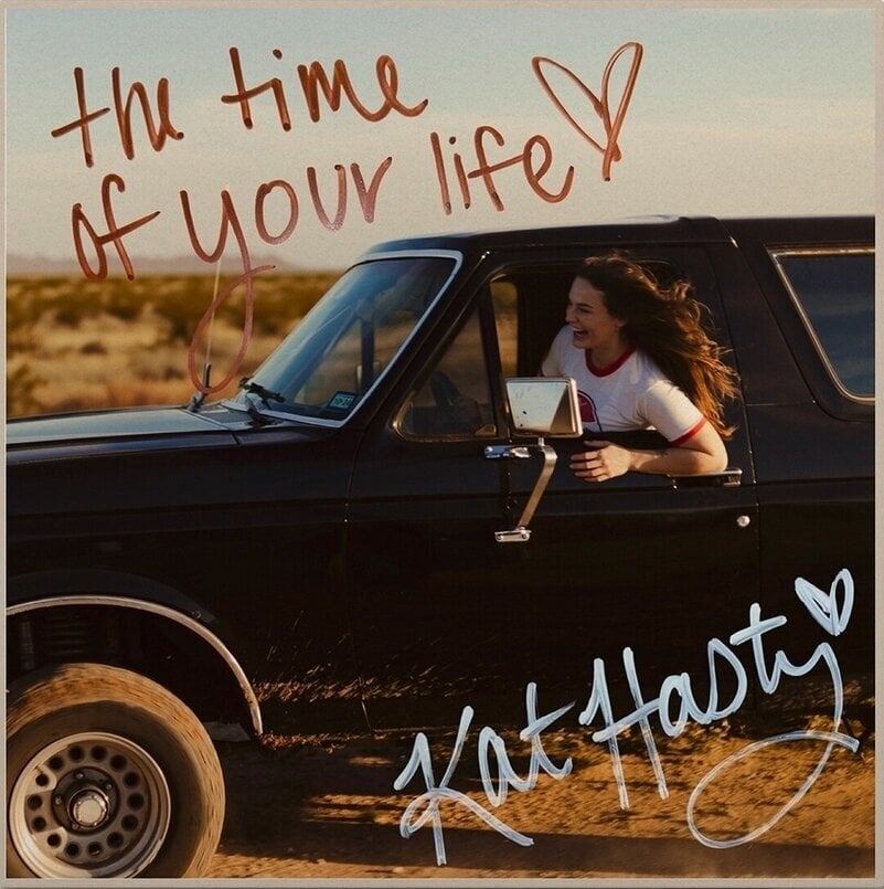 Vinyl Record Kat Hasty - Time Of Your Life (Limited Edition) (Maroon Black Swirl Coloured) (LP)