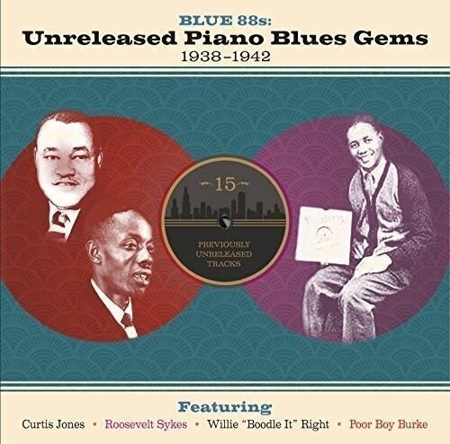 LP ploča Various Artists - Blue 88S: Unreleased Piano Blues Gems (LP)