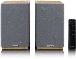 HiFi-Kabellose Lautsprecher
 Lenco SPB-241WDGY HiFi-Kabellose Lautsprecher Wood/Grey