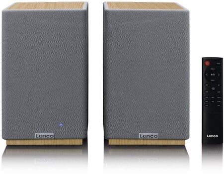 Hi-Fi Bežični zvučnik Lenco SPB-241WDGY Hi-Fi Bežični zvučnik Wood/Grey - 1