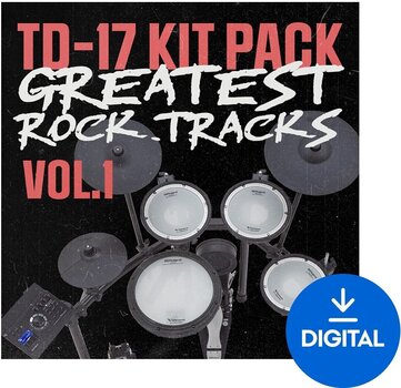 Zvučna knjižnica za efekte Roland TD-17 Kit Pack: Greatest Rock Tracks Vol. 1 (Digitalni proizvod) - 1