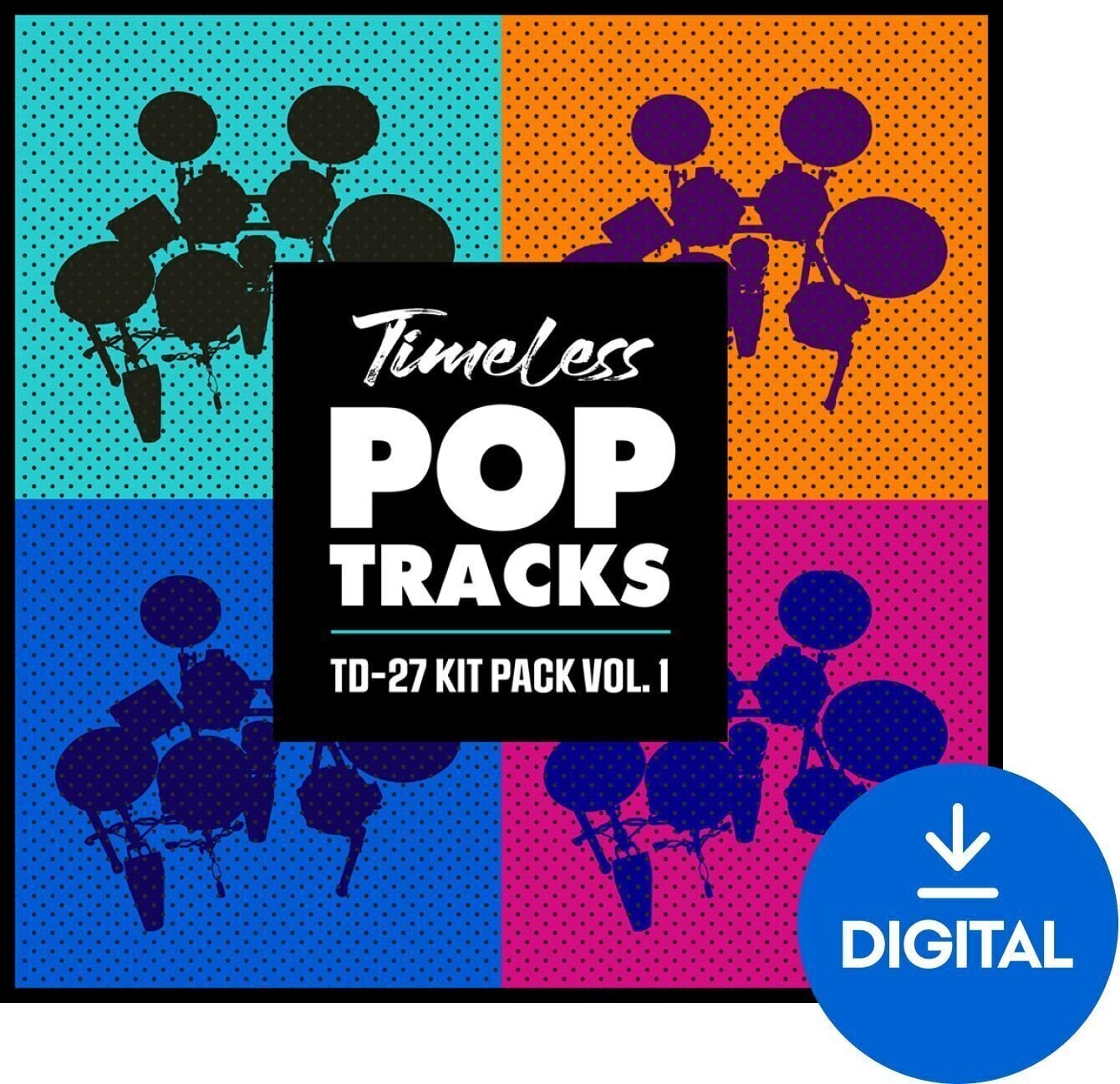 Soundlibraries für Sampler Roland TD-27 Kit Pack: Timeless Pop Tracks Vol. 1 (Digitales Produkt)