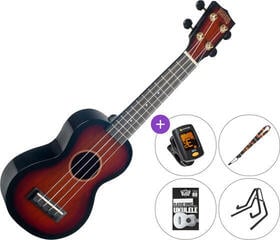 Soprano ukulele Mahalo MJ1 3TS SET 2 3-Tone Sunburst Soprano ukulele