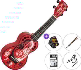 Sopraninė ukulelė Mahalo MA1RD Art Series Russian Doll SET 2