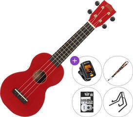 Soprano ukulele Mahalo MR1 SET 2 Red Soprano ukulele