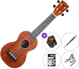 Soprano Ukulele Mahalo MJ1 TBR SET 2 Trans Brown Soprano Ukulele