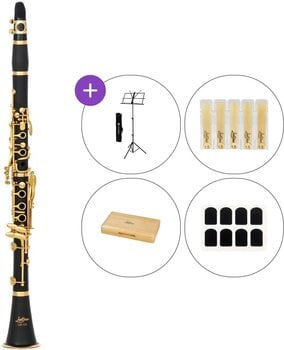 Bb klarinet Latone LCL 700 SET Obsidian Gold Bb klarinet - 1