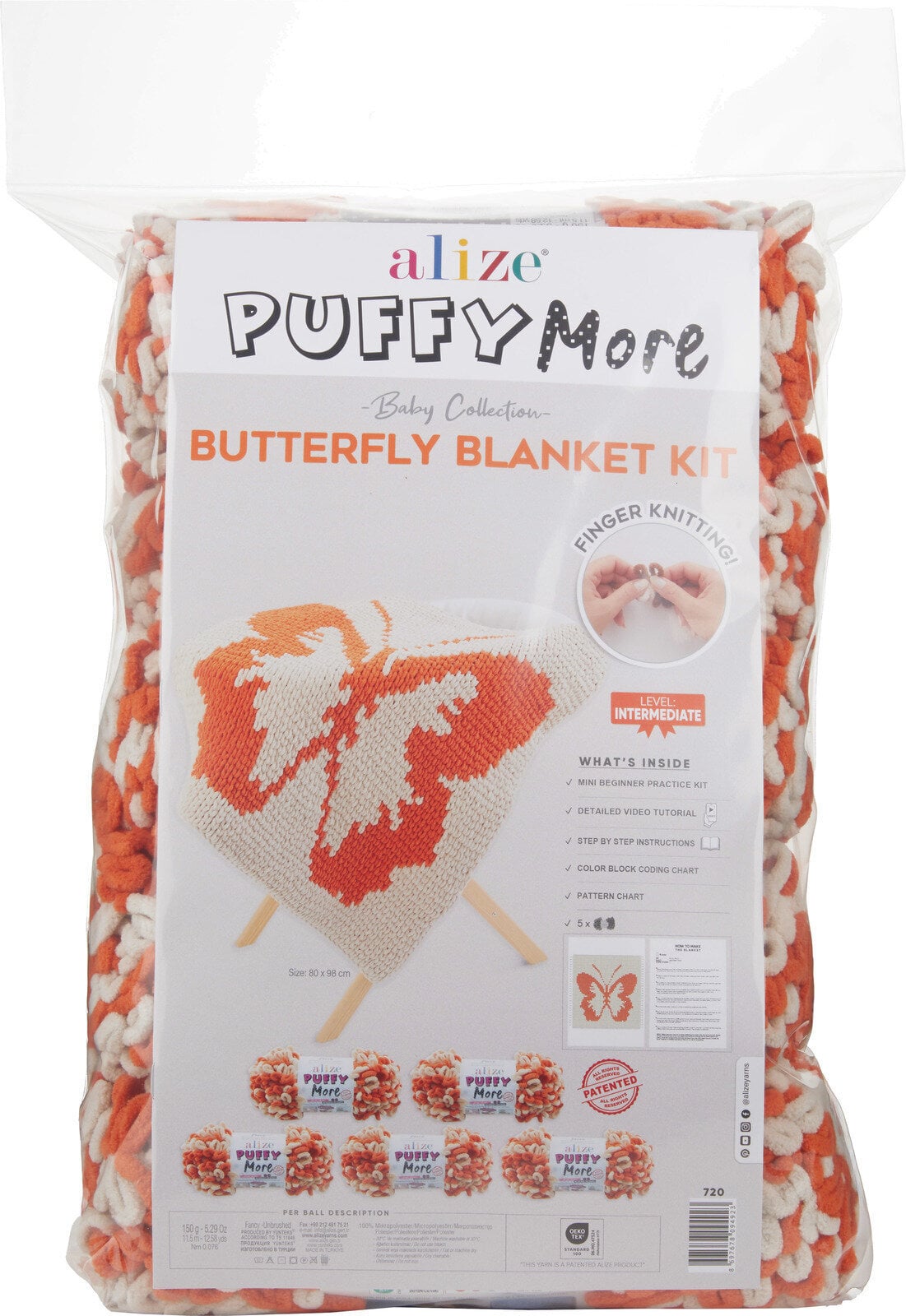 Pletacia priadza Alize 720 Butterfly Pletacia priadza