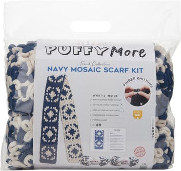 Strickgarn Alize 722 Navy Mosaic Strickgarn - 1