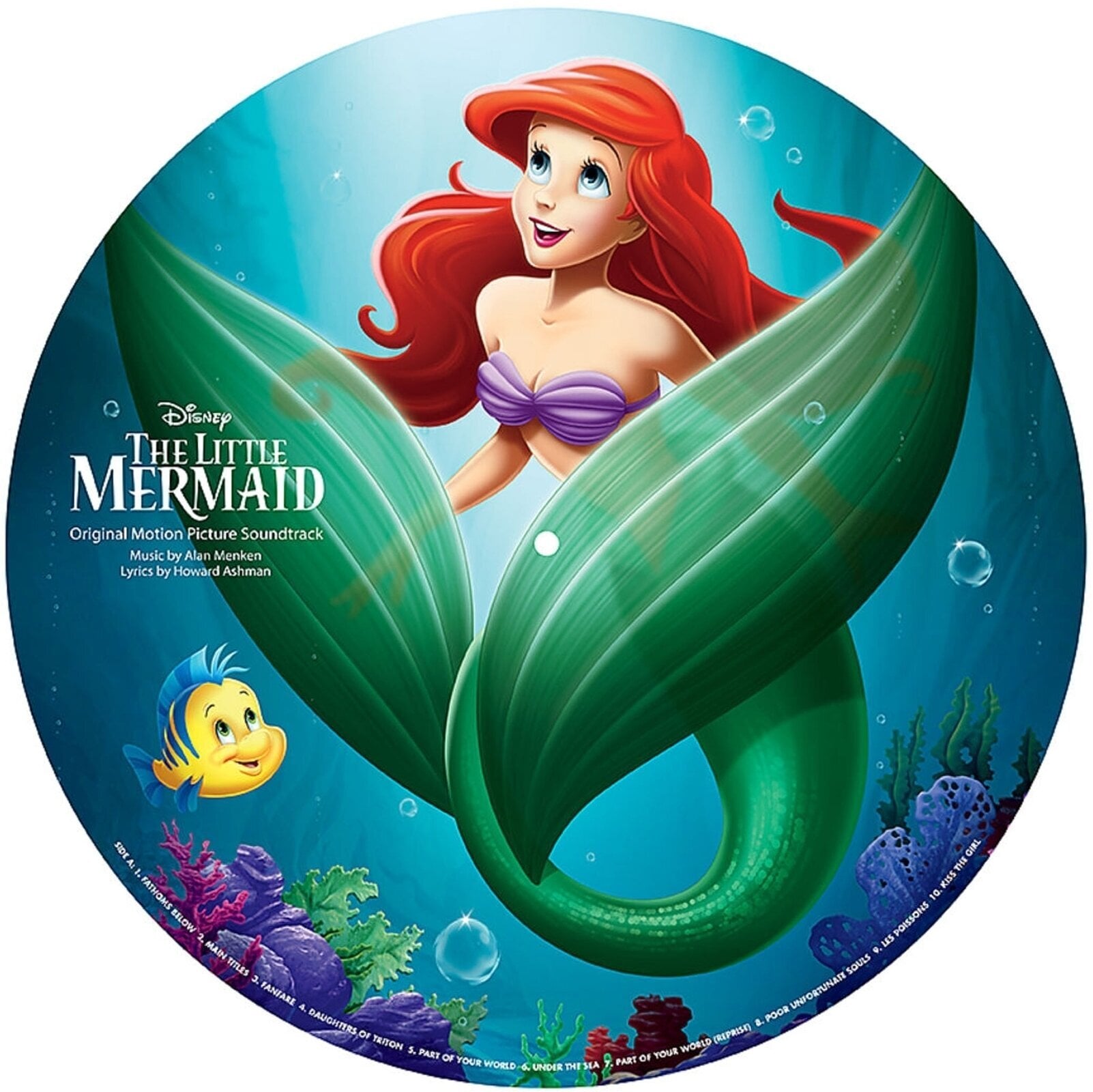 Vinylskiva Various Artists - Little Mermaid (Original Soundtrack) (Limited Edition) (Picture Disc) (LP)
