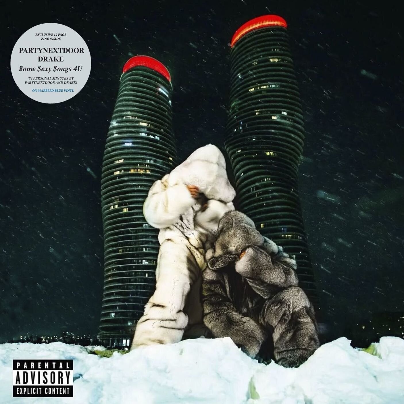 LP deska Partynextdoor & Drake - $ome $exy $ongs 4 U (Limited Indie Edition) (Blue Marble Coloured) (2 LP)