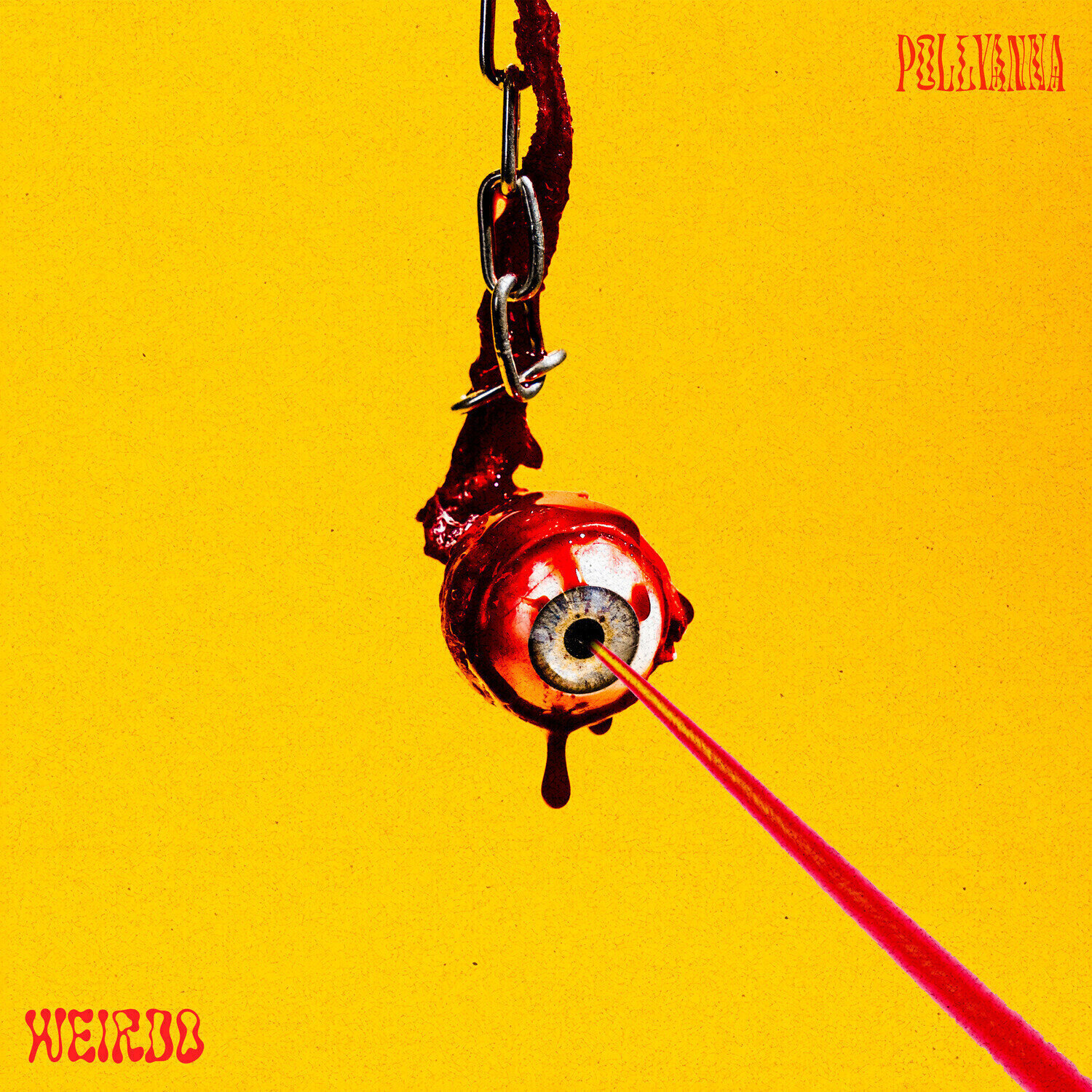 LP ploča Pollyanna - Weirdo (White with Blood Red Splatter Coloured) (LP)